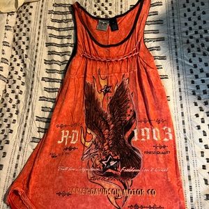 Red Harley Davidson Tank